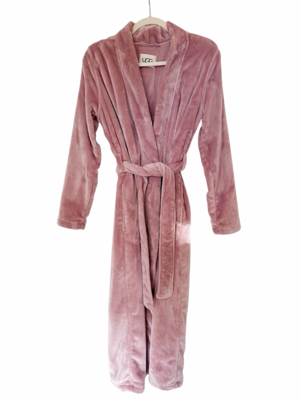 UGG Rose Pink Mauve Marlow Ultra Plush Soft Cozycore Loose Fit Robe Size SMALL - Picture 2 of 10